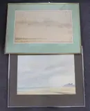 Northumberland landscapes, each signed, 30 x 50cm by Donald Crossley, watercolor, offered May 2024
