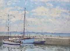 Impressionist by Hugh Boycott-Brown, oil on board, sold Apr 2024