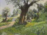 Morning by Alexander Smirnov, oil on canvas, offered Apr 2024