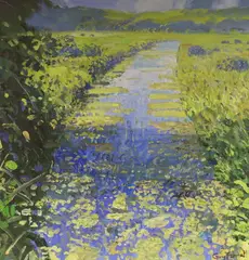 Impasto by Guy Funnell, oil on canvas, sold Apr 2024