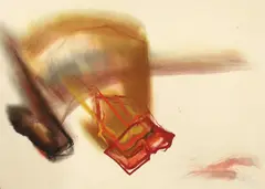 Untitled by Audrey Blackman, 1965, mixed media on card, offered Apr 2024