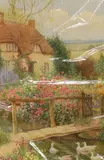 ‘A cottage in by William Affleck, watercolor, sold Apr 2024