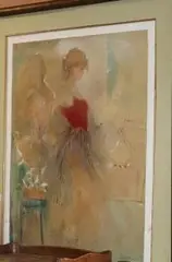 Study of Dancers I by Janet Treby, print, sold Apr 2024