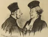 Croquis d by Honoré Daumier, lithograph, offered Apr 2024