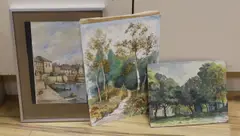 Harbour at St by W. Sands, watercolour, sold Apr 2024