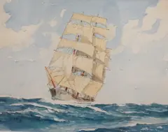 Heightened by J H Powell, watercolour, sold Apr 2024