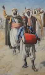 Orientalist by John Frederick Lewis, watercolour, sold Apr 2024