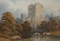 Blarney Castle by John Dobbin, 1862, watercolour, sold Apr 2024
