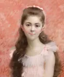 Henriette by Jules-Charles Aviat, 1892, pastel on paper, sold Apr 2024
