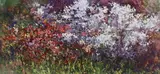 Flower study by Mariusz Kaldowski, oil on canvas, sold Mar 2024