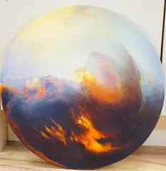 Breathing ground by Marco Crivello, 2010, oil, sold Mar 2024