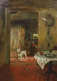 Time for Lunch? by Violet Linton, 1937, oil on canvas, sold Mar 2024