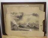 Chain Pier by C S Collins, watercolor, sold Mar 2024