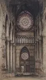 Coloured etching by Edward Sharland, etching, sold Mar 2024
