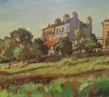 Richmond Hill by Llewellyn Petley-Jones, oil on board, sold Mar 2024