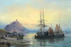 Untitled by Hubert Thornley, Oil on canvas cleaned and relined, sold Mar 2024
