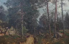 Untitled by Morten Müller, oil on canvas, sold Mar 2024
