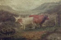 Untitled by George Gregory, oil on canvas, sold Mar 2024