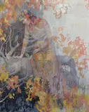 Oberon by T. Rozenchild-Paulin, 1935, oil on canvas, sold Mar 2024