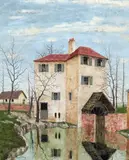 Untitled by Josselin Bodley, oil on canvas, sold Mar 2024