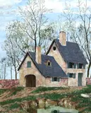 Mouguere ... by Josselin Bodley, oil on canvas, sold Mar 2024
