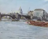 St Paul by Paul Ayshford Methuen, oil on canvas, sold Mar 2024