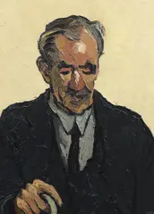 Blind Man by Kyffin Williams, oil on canvas, sold Mar 2024