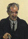 Blind Man by Kyffin Williams, oil on canvas, sold Mar 2024