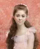 Henriette by Jules-Charles Aviat, 1892, pastel on paper, sold Mar 2024