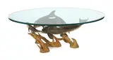 Dolphin Reef by Robert Wyland, 1995, bronze, sold Mar 2024