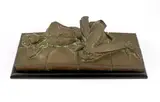 Reclining woman by Nicola Simbari, bronze, sold Mar 2024