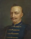 Portrait of Emeric Thokoly by Janos Zahorai, oil on canvas, sold Mar 2024