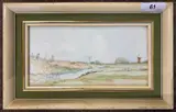Thurne Mill, Norfolk by Jason Partner, watercolour, sold Jun 2024