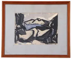 Sandwood Bay by Reinhard Heinemann, 1957, watercolour, sold May 2024