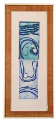 Reflecting Water by Birgit Skiöld, etching, sold May 2024
