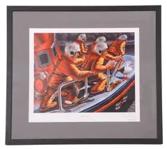 The Lifeboat by Graham McKean, lithograph, sold May 2024