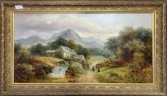 inscribed on canvas verso : by H.J. Henderson, oil on canvas, sold May 2024