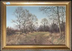Untitled by James Wright, oil on canvas, sold May 2024
