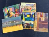 Six various by Derek Inwood, pastel, sold May 2024