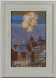 On Time by Margaret Dean, 2015, oil on board, offered Oct 2026
