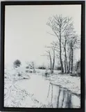 Eternal Landscape by Gail Troth, acrylic on canvas, offered Oct 2026