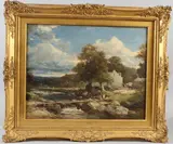 A Mill on the Artro nr Llanbedr by David Bates, 1896, oil on canvas, sold Oct 2026