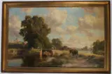 Windsor Lock by C F Johnson, 1904, oil on canvas, sold Oct 2026