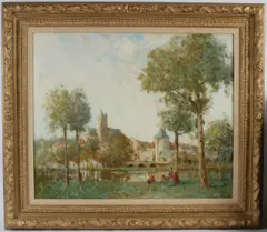 View of Avignon by William Lee Hankey, oil on canvas, offered Oct 2026