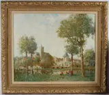 View of Avignon by William Lee Hankey, oil on canvas, offered Oct 2026