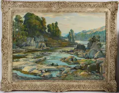 Tors Castle on the Locky Invernessshire by Lamorna Birch, 1950, oil on canvas, offered Oct 2026