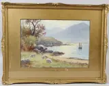 The River Conway near Taly-Fan by Warren Williams, watercolour, sold Oct 2026