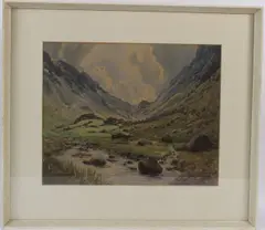 Honister Pass by Bernard Eyre Walker, watercolour, offered Oct 2026