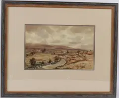 On The Road to Ivy Bridge Dartmoor by Claude Muncaster, 1957, watercolour, offered Oct 2026