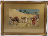 Walls of Mogador by Giovanni Barbaro, watercolour, sold Oct 2026